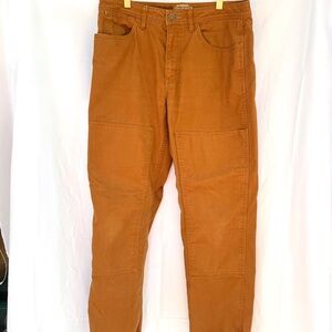 REI Cooperative Double Knee Carpenter Jeans Pants Men's 34x32 Tan/Brown